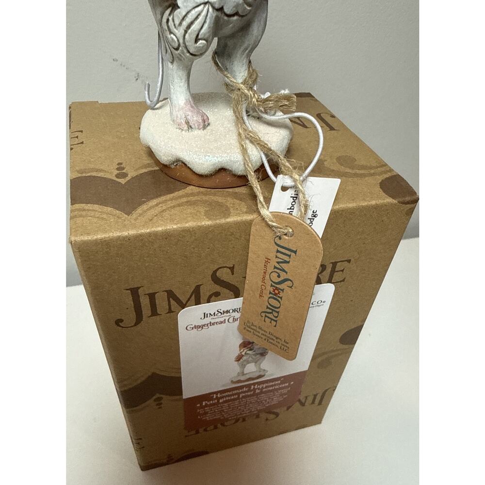 Jim Shore Gingerbread Christmas Mouse Boy Homemade Happiness 6017267 NIB - Picture 5 of 8